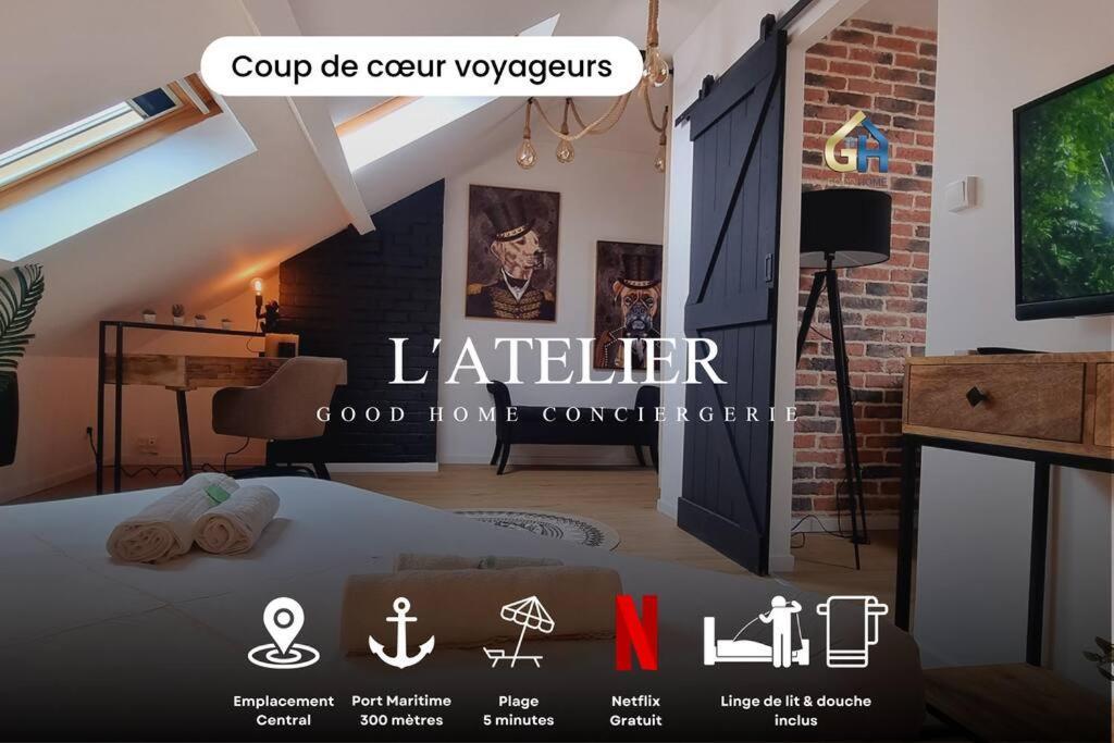 L'Atelier - Au Pied Des Quais Dunkirk Exterior foto